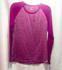 C9 Champion Shirt Women M Long Sleeve DuoDry Active Athletic Purple C9 Champion