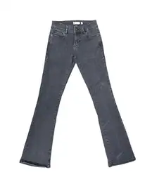 Subdued to Flared Grey Jeans