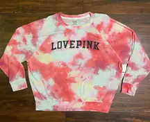 VS PINK Tie Dye Cozy Pullover 