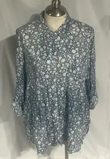 Style & Co women button down shirt size 3X .