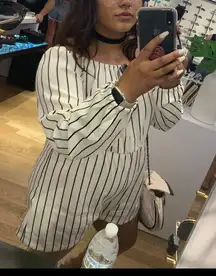 Black And White s Romper