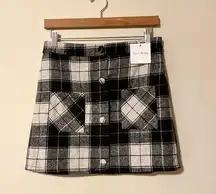 Dolls Kill Love + Harmony No Hard Feelings Plaid Mini Skirt