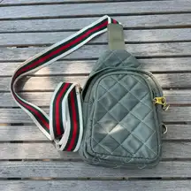Urban Expressions Ace - quilted nylon sling backpack (Hailey?)