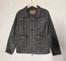 Outback Trading Company Women’s The Original Bush Calgary Moto Jacket in Brown S