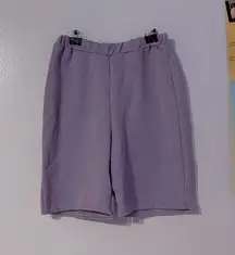 lilac biker shorts