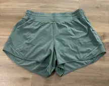 Lululemon Hotty Hot Short High-Rise Long 4" Tidewater Teal Women Size 10
