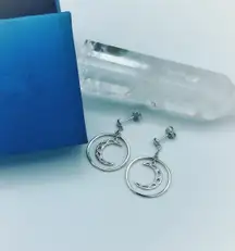 Celtic Moon Earrings