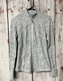 Lululemon Define Full Zip Up Jacket - Wee Are From Space Blue Striped - Size 6
