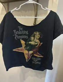 Smashing pumpkins cropped t shirt