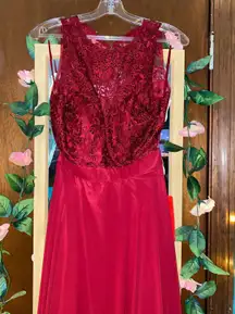 Dancing Queen red prom dress