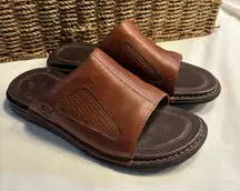 Timberland Originals Slide Sandals Women’s Size 7 Brown Leather