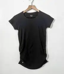 Athleta Women’s Speedlight Seamless Tee in Black Size Small Athletic top