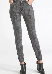 NWT Dear John Snake Gisele Skinny Jeans High Rise