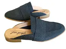 FREE PEOPLE At Ease Loafers Slip On Mule Black 37.5 US Size 7