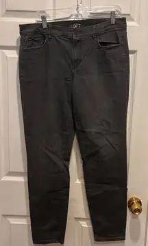 LOFT Ann Taylor Womens Super Skinny Jeans Size 31/12 Gray Denim Casual‎