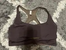 Free People Movement Brown Strappy Sports Bra