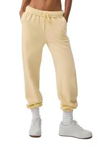 Alo Yoga Accolade Sweatpant Lemon Ice M