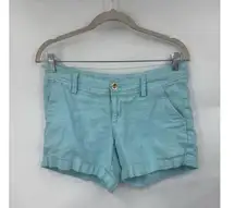 Lilly Pulitzer The Calla Shorts Women 2 Blue Preppy Summer Resortwear Beach