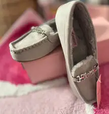 Juicy Couture Silver Loafers with Charm