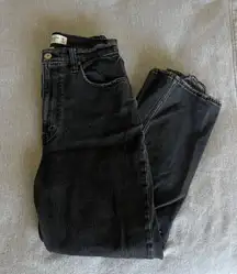 Abercrombie Ankle Straight Ultra High Rise Jeans