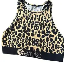 Ethika sports bra/sleepwear animal print gently used SIZE S