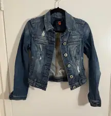 Guess Women's Distressed Denim Jacket Small