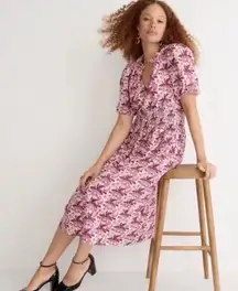 NWT‎ J.Crew Liberty fabric smock waist midi dress butterfield floral print