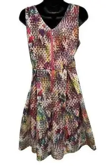 NEW YORK AND COMPANY Graphic Print Dress Used Size 12