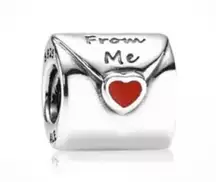 PANDORA Authentic Sterling Silver 925 To My Love Envelope Charm
