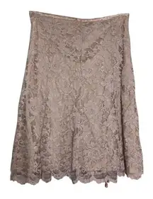 8  lilac lace knee high dress