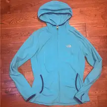 The North Face Light Blue Fleece Hoodie