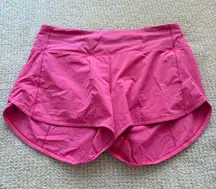 Sonic Lululemon Pink Speed Up Shorts 4"