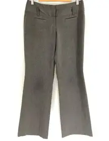 Express Womens Editor Pants Boot Cut Gray Size 4R