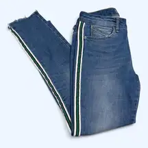 ZARA Stripe Jeans Side