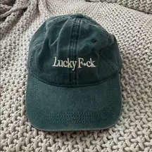 Vintage Green Embroidered‎ Cap