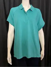 Nike Dri Fit UV Cap Sleeve Golf Polo AR4262-309 Women XL Brand New