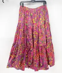 Handmade skirt lots of material for fullness hippie prairie funky burning man