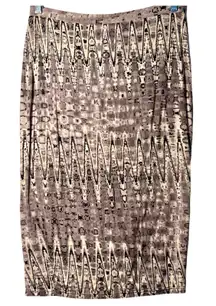 MattyM Womens Skirt Size L Purple Tie Dye Rayon Pull On Straight Rayon Spandex