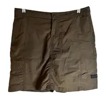 Columbia Active Skort, Size 6 Taupe Activewear Outdoor Hiking‎ Utility