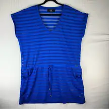 Calvin Klein Royal Blue Swimsuit Coverup Swimwear Women’s Size X-Large Beachwear