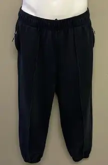 Old Navy Active Women’s Black Dynamic Fleece High-Rise Pockets Joggers- Medium