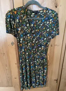 NEXT Floral Wrap Dress 