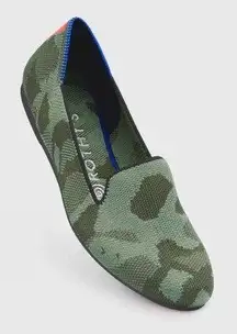 ROTHY’S Slip‎ On Loafer Olive Camo Size 7.5