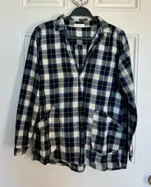 CP Shades | Blue and White Plaid Shirt