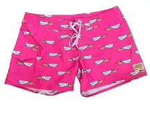 Andy Davis Billabong Collab Hot Pink Pelly Pelican Swim Surf Summer Board Shorts