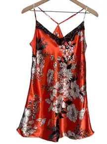 Floral Silky‎ Lace Slip Dress Lingerie Chemise