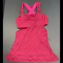 Lululemon Tank Top Bra Red Pink Luxury Designer Athletic Lounge Preppy 6