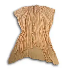 Free People Kimono Womens Angelica Duster Open Front Cover Up