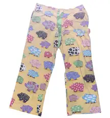 Nick and Nora vintage y2k early 2000s piggy bank sleep pants