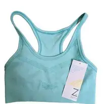 Zella Racerback Yoga Sports Bra Green Apple - Women's Size XS